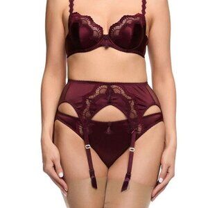 Dita Von Teese Lingerie - Starlift Lingerie Set in Decadent Plum